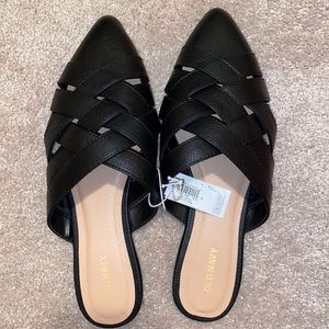 Faux Leather Flats